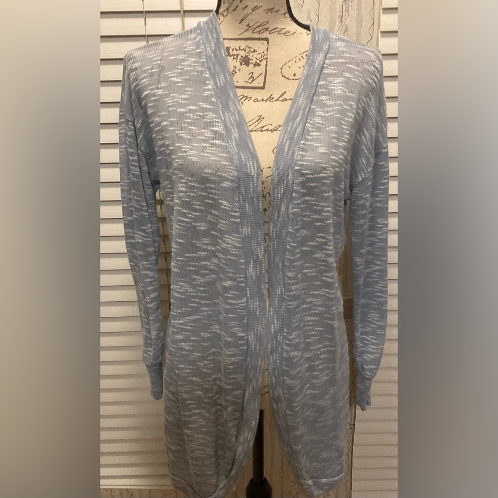 Ladies PreOwned Size Large No Comment Blue Cardigan